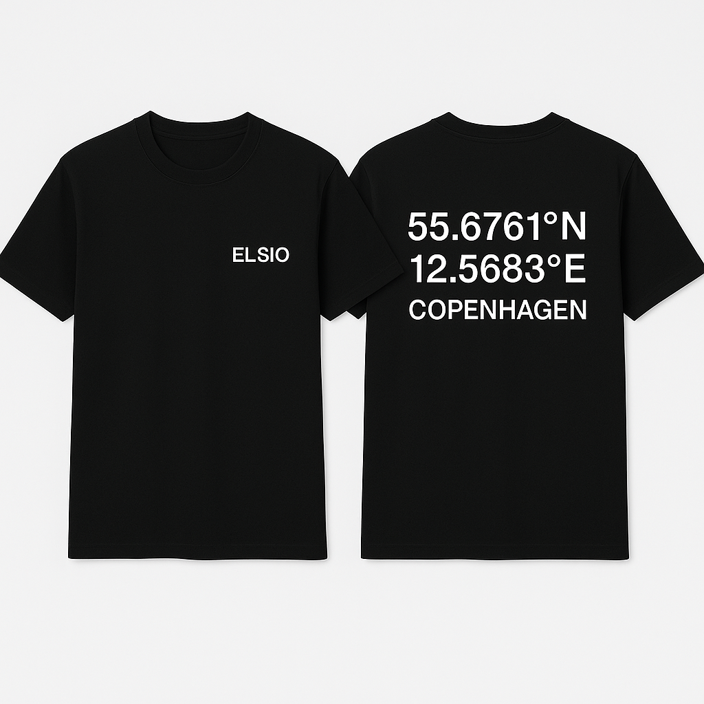 ELS10 Copenhagen - Sort T-shirt