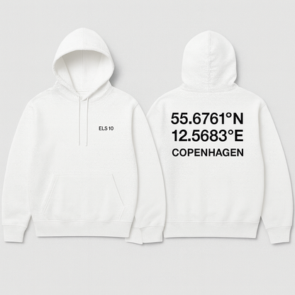 ELS10 Signature Hvid Hoodie