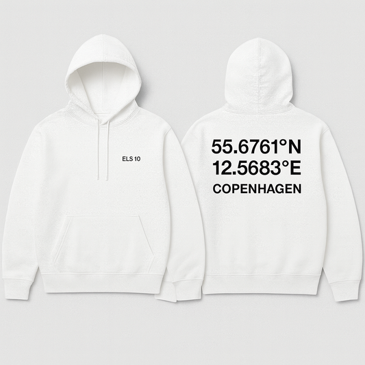 ELS10 Signature Hvid Hoodie